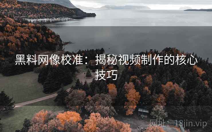 黑料网像校准：揭秘视频制作的核心技巧