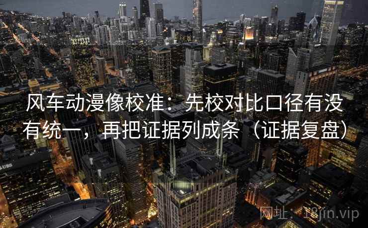 风车动漫像校准：先校对比口径有没有统一，再把证据列成条（证据复盘）